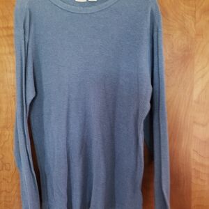 Falls Creek Men's Long Sleeve Thermal Tee in Slate Blue